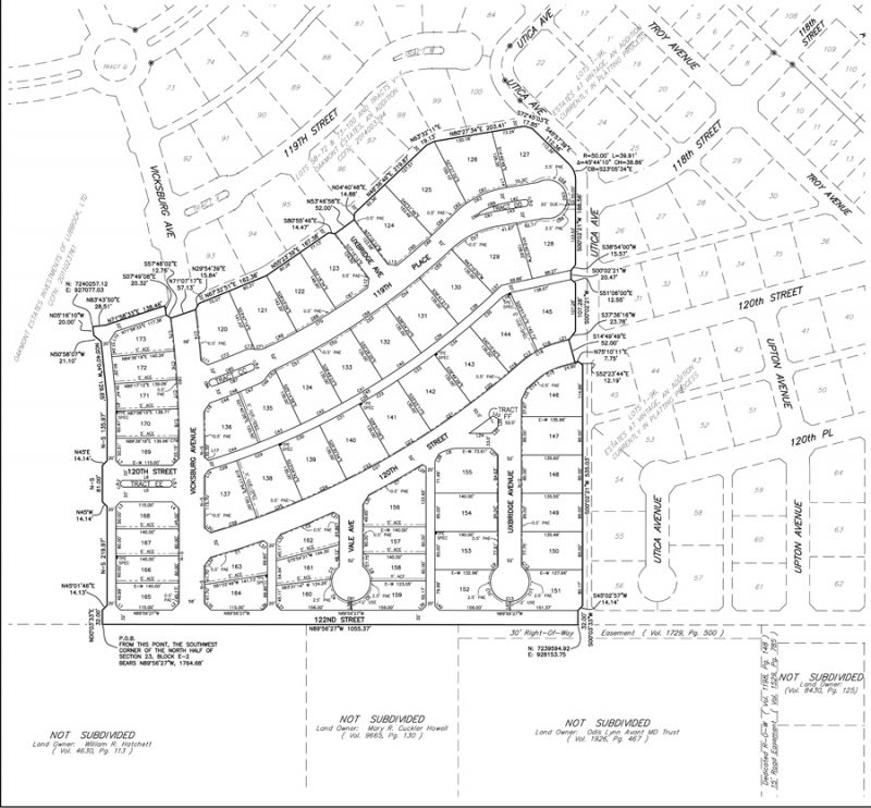 P:201313116-OAKMONT PHASE 4 LOTS 121-161SURVEYINGDRAWINGS13 - Dan Wilson